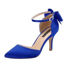 ERIJUNOR Women's Ankle Strap Heels Pumps